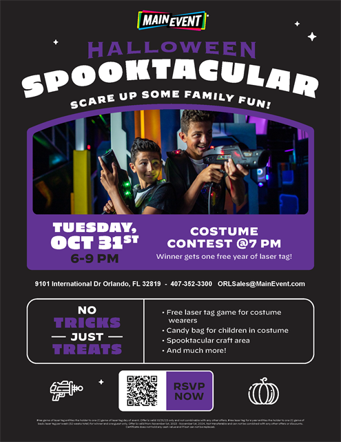 Halloween Spooktacular at Main Event